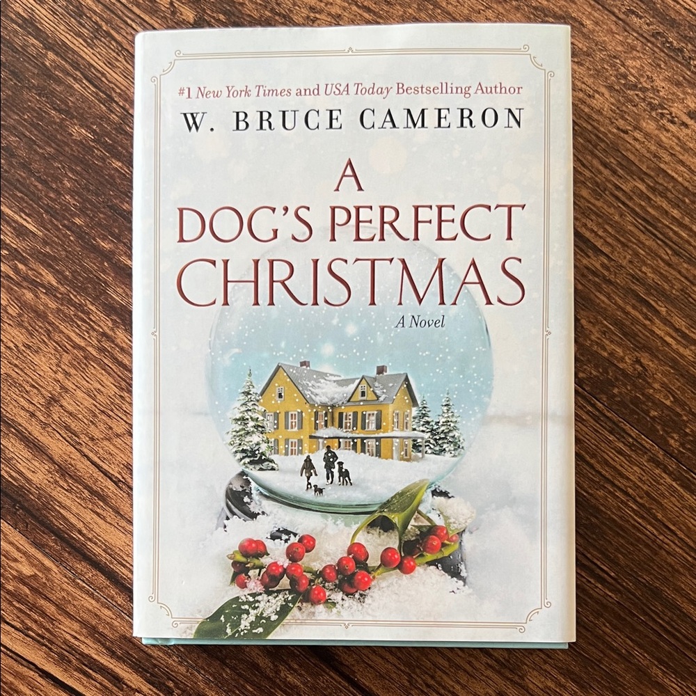 A Dog's Perfect Christmas Hardcover Book with dustjacket
